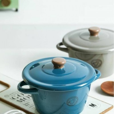 Nồi chim sứ xanh + xám