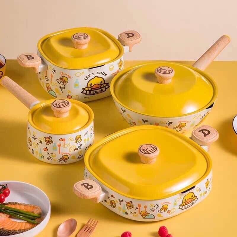 BỘ NỒI CHÚ VỊT VÀNG DỄ THƯƠNG